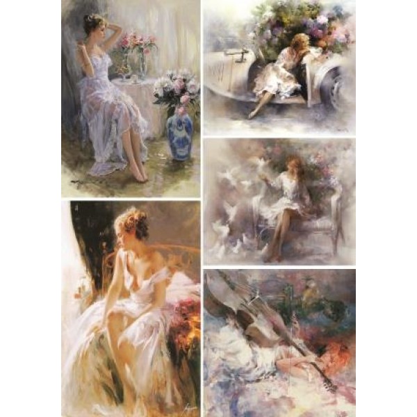 Декупажная карта А4 DDKM1210 / № DDKM1210 Декупажная карта А4 DDKM1210 / № DDKM1210