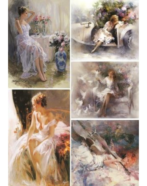 Декупажная карта А4 DDKM1210 / № DDKM1210 Декупажная карта А4 DDKM1210 / № DDKM1210