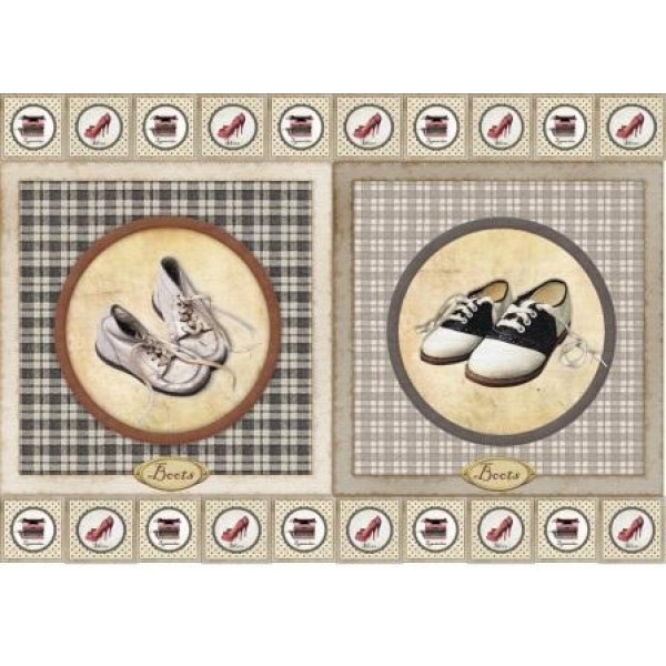 Декупажная карта А4 DDKM0404 / № DDKM0404 Декупажная карта А4 DDKM0404 / № DDKM0404