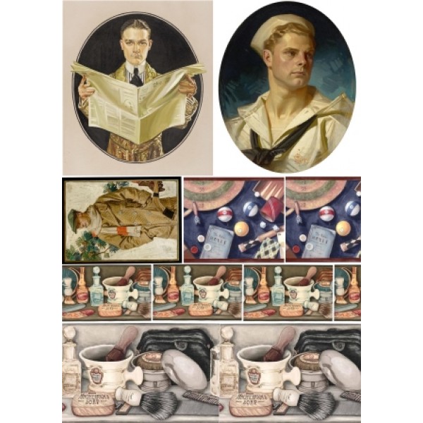 Декупажная карта А4 DDKM0772 / № DDKM0772 Декупажная карта А4 DDKM0772 / № DDKM0772