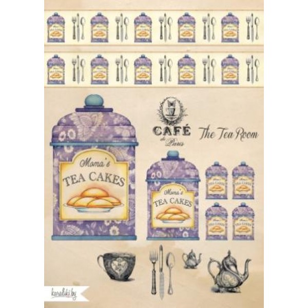 Декупажная карта А4 DDKM0380 / № DDKM0380 Декупажная карта А4 DDKM0380 / № DDKM0380