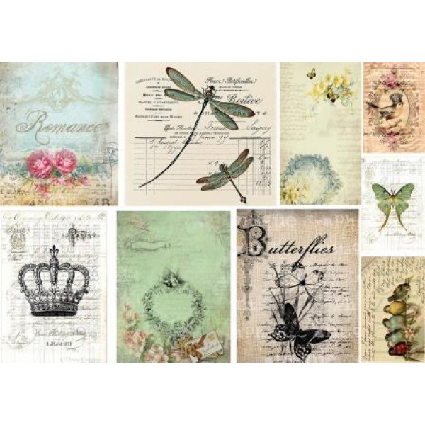 Декупажная карта А4 DDKM0697 / № DDKM0697 Декупажная карта А4 DDKM0697 / № DDKM0697