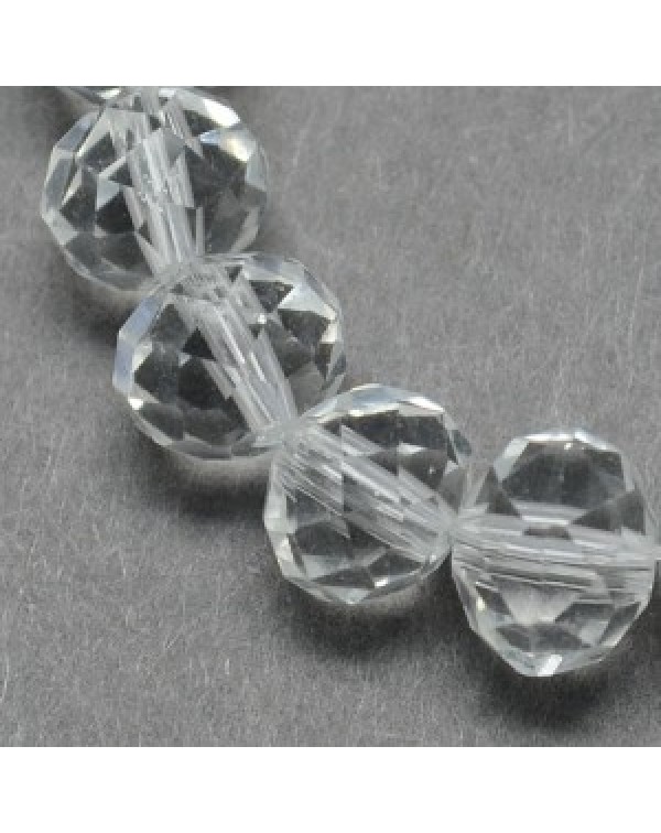 Бусина стеклянная граненая G02YI013 / № G02YI013