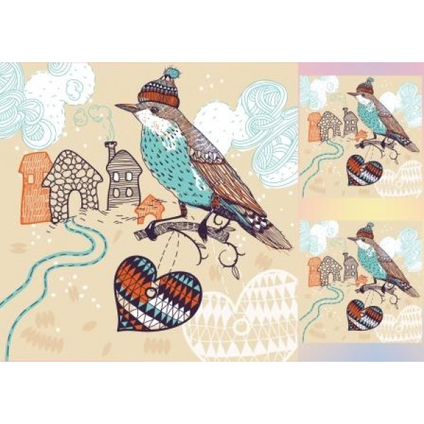 Декупажная карта А4 DDKM0805 / № DDKM0805