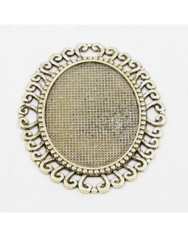 Основа для кабошона TIBE-M005-05AS-RS / № TIBE-M005-05AS-RS