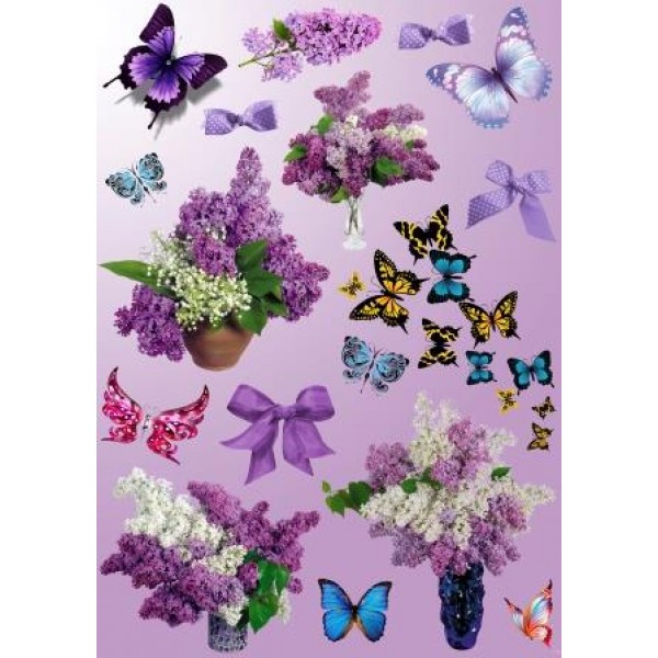 Декупажная карта А4 DDKM0623 / № DDKM0623 Декупажная карта А4 DDKM0623 / № DDKM0623