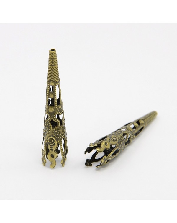 Шапочка для бусины IFIN-049Y-AB-FF / № IFIN-049Y-AB-FF