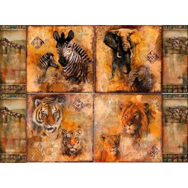 Декупажная карта А4 DDKM0383 / № DDKM0383 Декупажная карта А4 DDKM0383 / № DDKM0383