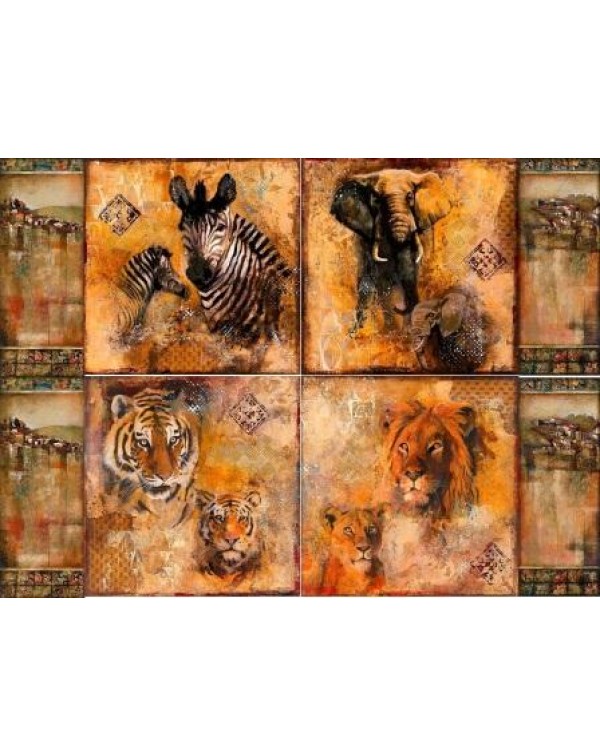 Декупажная карта А4 DDKM0383 / № DDKM0383 Декупажная карта А4 DDKM0383 / № DDKM0383