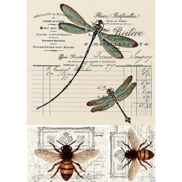 Декупажная карта А4 DDKM0704 / № DDKM0704 Декупажная карта А4 DDKM0704 / № DDKM0704