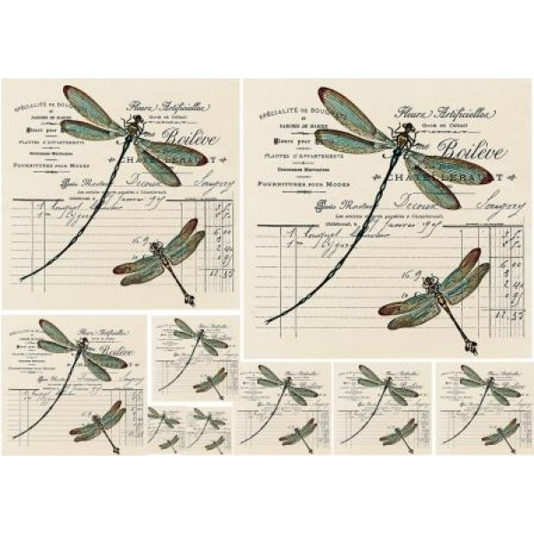 Декупажная карта А4 DDKM0705 / № DDKM0705 Декупажная карта А4 DDKM0705 / № DDKM0705