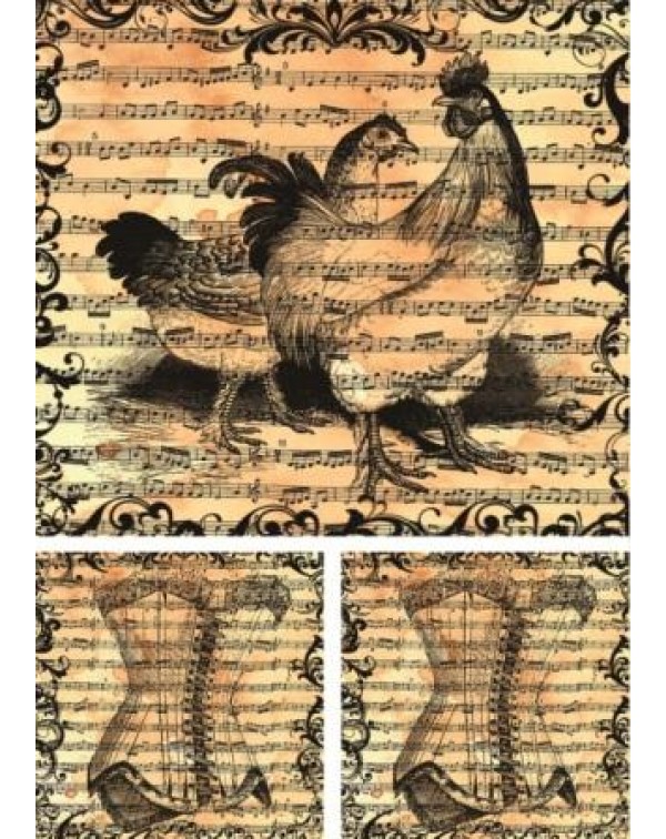 Декупажная карта А4 DDKM0565 / № DDKM0565 Декупажная карта А4 DDKM0565 / № DDKM0565