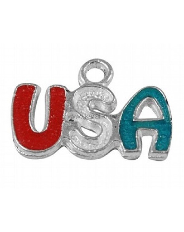 Подвеска металлическая с эмалью / № PME014 Подвеска металлическая с эмалью / № PME014