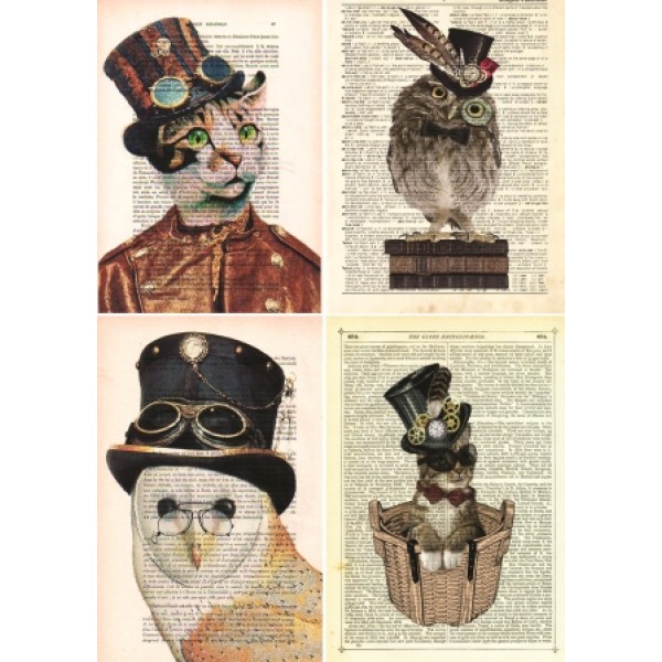 Декупажная карта А4 DDKM1217 / № DDKM1217 Декупажная карта А4 DDKM1217 / № DDKM1217