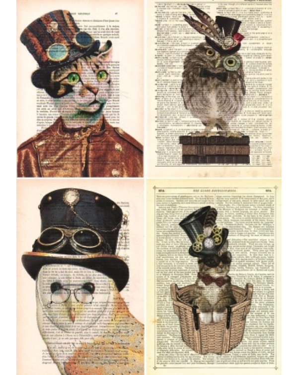 Декупажная карта А4 DDKM1217 / № DDKM1217 Декупажная карта А4 DDKM1217 / № DDKM1217