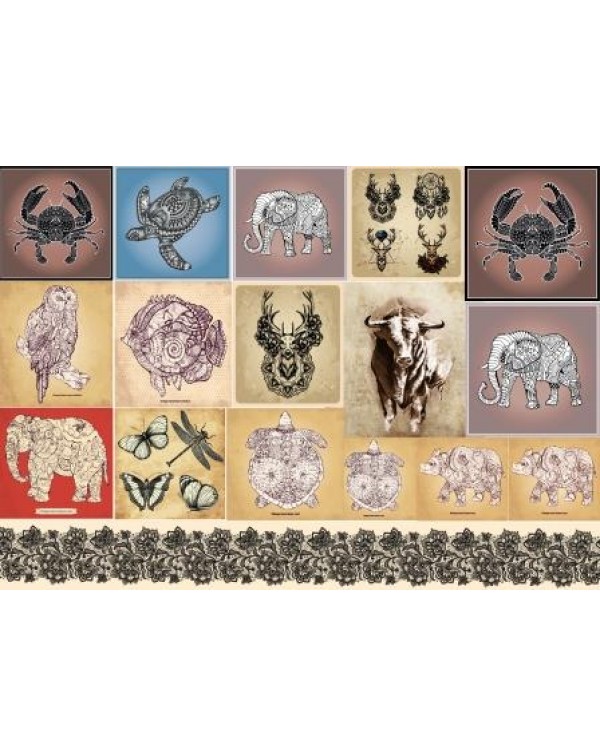 Декупажная карта А4 DDKM0861 / № DDKM0861 Декупажная карта А4 DDKM0861 / № DDKM0861