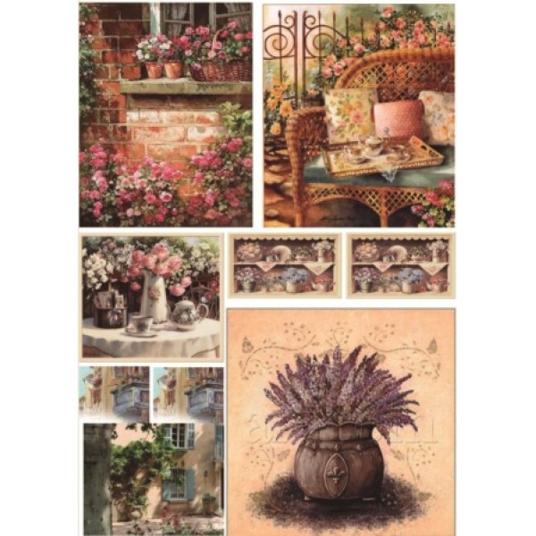 Декупажная карта А4 DDKM0537 / № DDKM0537 Декупажная карта А4 DDKM0537 / № DDKM0537