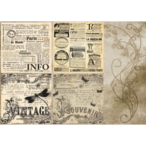 Карта для декупажа DDKM1369 / № DDKM1369 Карта для декупажа DDKM1369 / № DDKM1369