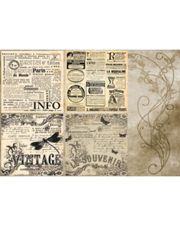 Карта для декупажа DDKM1369 / № DDKM1369 Карта для декупажа DDKM1369 / № DDKM1369