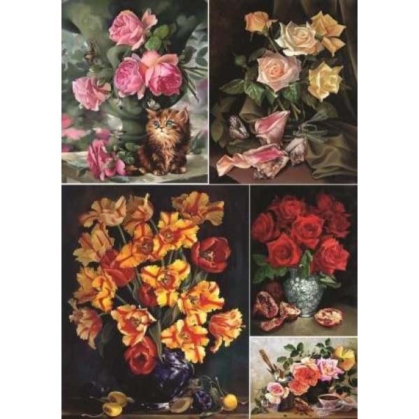 Декупажная карта А4 DDKM1289 / № DDKM1289 Декупажная карта А4 DDKM1289 / № DDKM1289