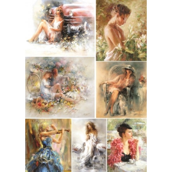 Декупажная карта А4 DDKM1213 / № DDKM1213 Декупажная карта А4 DDKM1213 / № DDKM1213