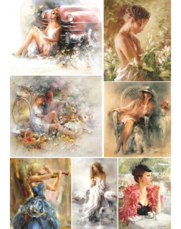 Декупажная карта А4 DDKM1213 / № DDKM1213 Декупажная карта А4 DDKM1213 / № DDKM1213