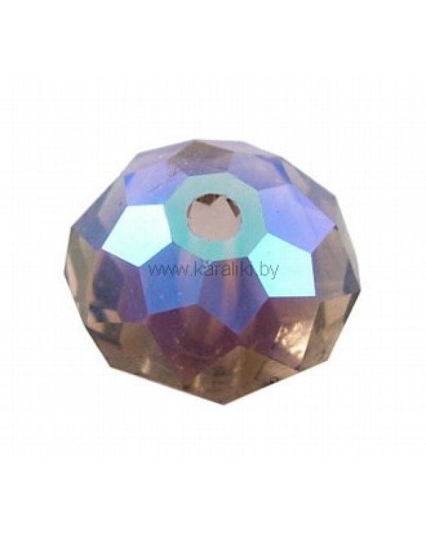 Бусина стеклянная граненая кварцевая BSK0004 / № BSK0004
