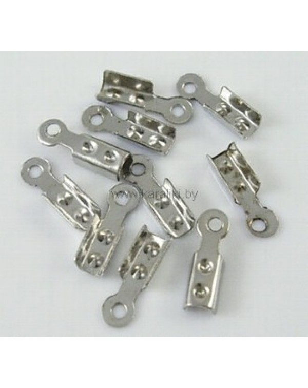 Зажим для лент 8*2,5*2 мм; отверстие 2 мм / № KZ0014 Зажим для лент 8*2,5*2 мм; отверстие 2 мм / № KZ0014