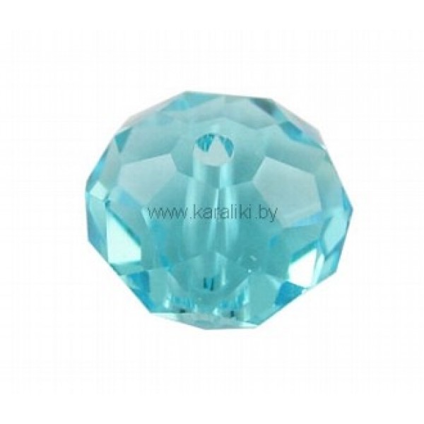 Бусина стеклянная граненая кварцевая BSK0049 / № BSK0049