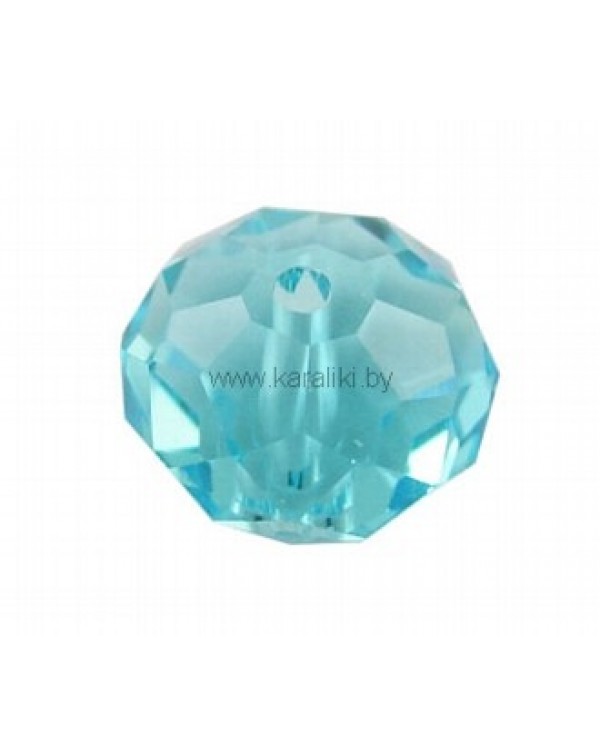 Бусина стеклянная граненая кварцевая BSK0049 / № BSK0049