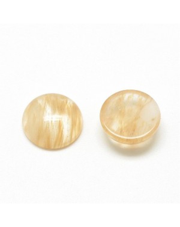 Кабошон из синтетического дымчатого кварца G-R416-12mm-39 / № G-R416-12mm-39 Кабошон из синтетического дымчатого кварца G-R416-12mm-39 / № G-R416-12mm-39