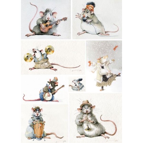 Декупажная карта А4 DDKM1435 / № DDKM1435 Декупажная карта А4 DDKM1435 / № DDKM1435