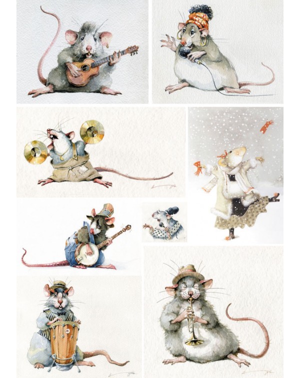 Декупажная карта А4 DDKM1435 / № DDKM1435 Декупажная карта А4 DDKM1435 / № DDKM1435