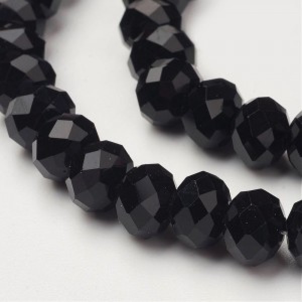 Бусина стеклянная граненая GR10MMY-27 / № GR10MMY-27