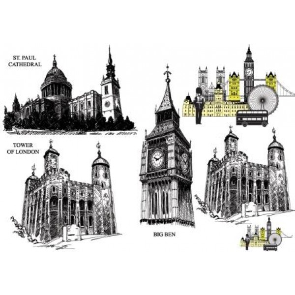 Декупажная карта А4 DDKM0851 / № DDKM0851 Декупажная карта А4 DDKM0851 / № DDKM0851