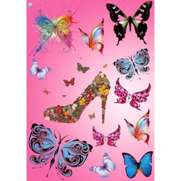 Декупажная карта А4 DDKM0627 / № DDKM0627 Декупажная карта А4 DDKM0627 / № DDKM0627