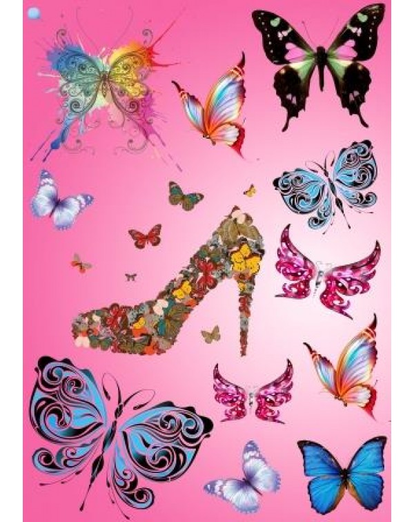 Декупажная карта А4 DDKM0627 / № DDKM0627 Декупажная карта А4 DDKM0627 / № DDKM0627