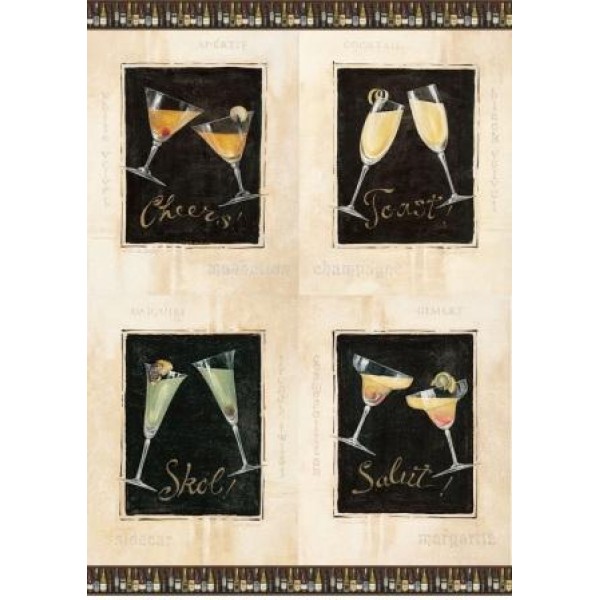 Декупажная карта А4 DDKM0400 / № DDKM0400