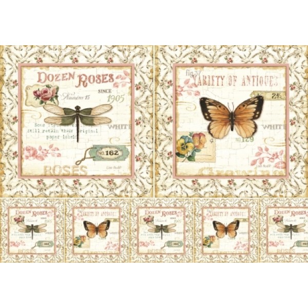 Декупажная карта А4 DDKM1232 / № DDKM1232 Декупажная карта А4 DDKM1232 / № DDKM1232