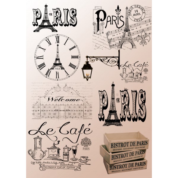 Декупажная карта А4 DDKM0464 / № DDKM0464 Декупажная карта А4 DDKM0464 / № DDKM0464