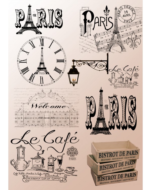 Декупажная карта А4 DDKM0464 / № DDKM0464