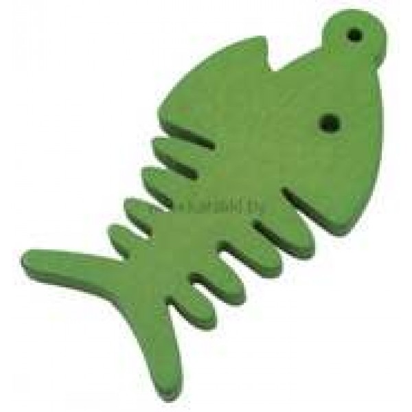 Подвеска деревянная окрашенная BD00124 / № BD00124