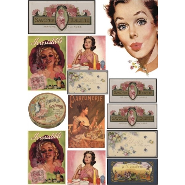 Декупажная карта А4 DDKM1123 / № DDKM1123 Декупажная карта А4 DDKM1123 / № DDKM1123