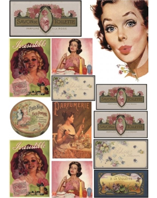 Декупажная карта А4 DDKM1123 / № DDKM1123 Декупажная карта А4 DDKM1123 / № DDKM1123