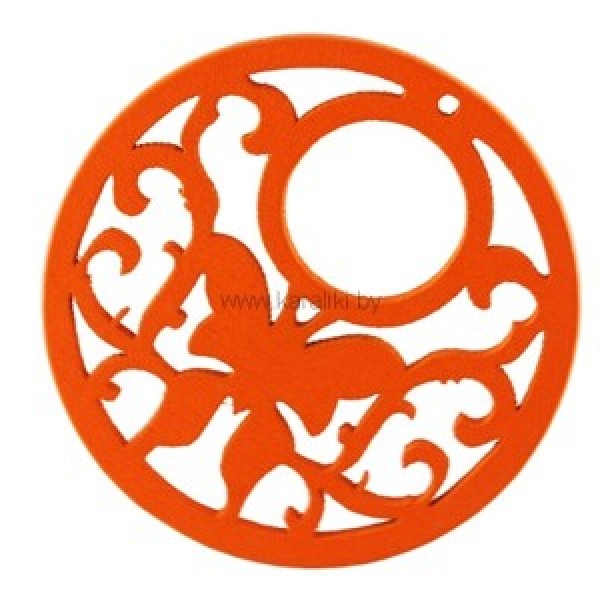 Бусина деревянная окрашенная БД00139 / № БД00139