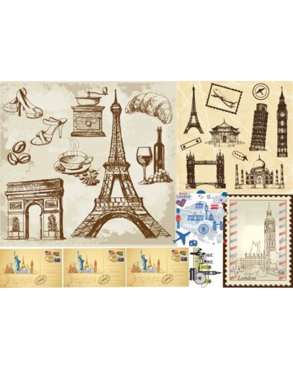 Декупажная карта А4 DDKM0852 / № DDKM0852 Декупажная карта А4 DDKM0852 / № DDKM0852