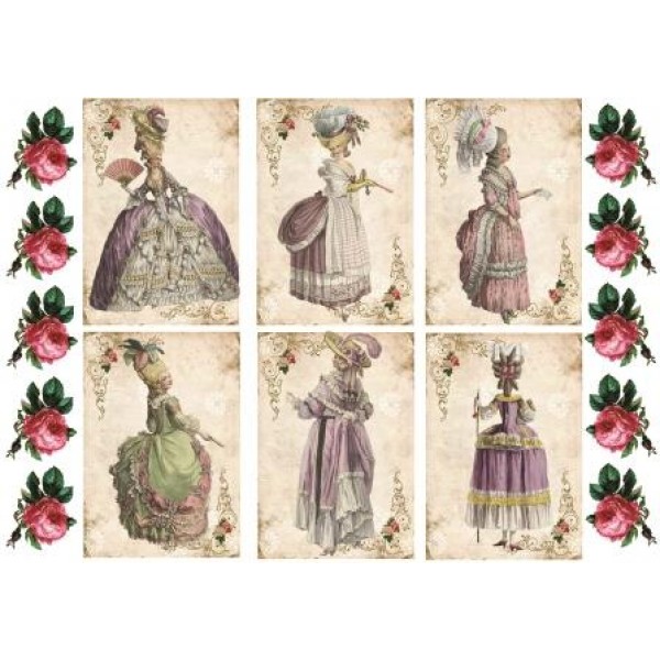 Декупажная карта А4 DDKM1138 / № DDKM1138 Декупажная карта А4 DDKM1138 / № DDKM1138