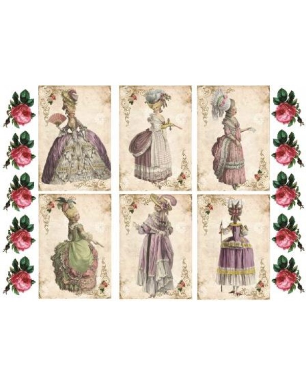 Декупажная карта А4 DDKM1138 / № DDKM1138 Декупажная карта А4 DDKM1138 / № DDKM1138