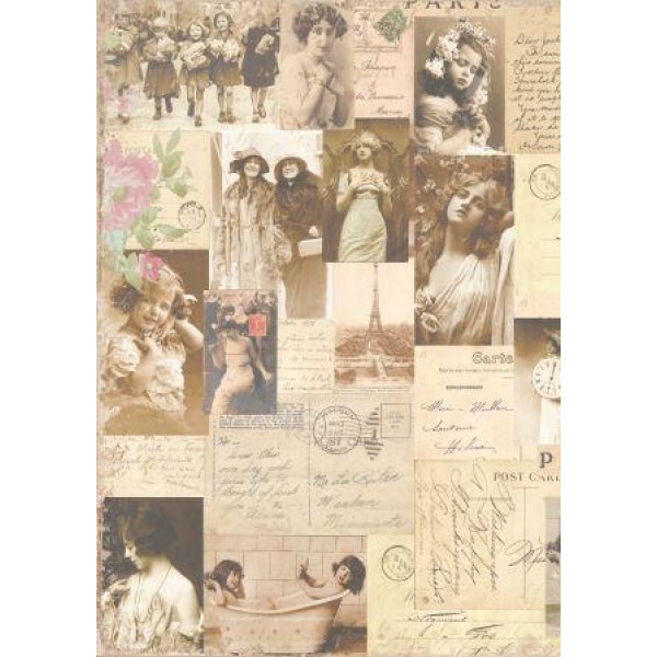 Декупажная карта А4 DDKM1177 / № DDKM1177 Декупажная карта А4 DDKM1177 / № DDKM1177