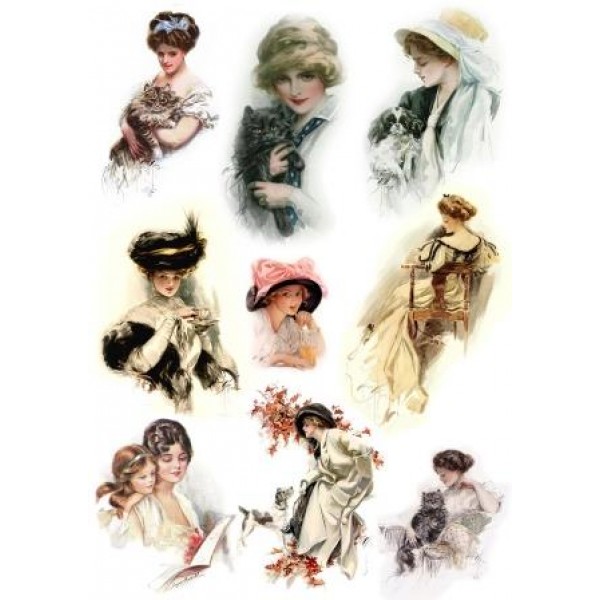 Декупажная карта А4 DDKM0693 / № DDKM0693 Декупажная карта А4 DDKM0693 / № DDKM0693